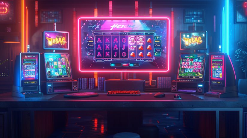 Tampilan berbagai pilihan permainan slot online di toto228